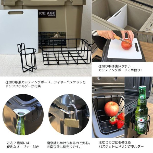 画像3: アイスエイジ クーラーボックス premium 35QT 33L  (ICE AGE) (3)